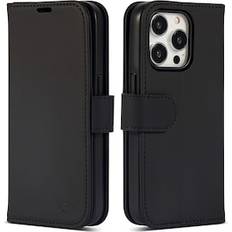 Iiglo iPhone 15 Pro Plånboksfodral svart