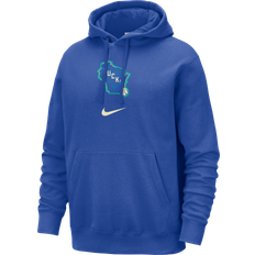 Nike Milwaukee Bucks Club Fleece City Edition NBA-pullover-hættetrøje til mænd blå