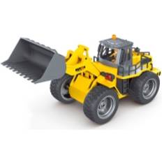 HuiNa Radiostyrda leksaker HuiNa Fjärrstyrd Alloy Bulldozer 1:18 2.4G