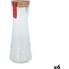 Royal Leerdam Glasflaske Balice Kork 6stk