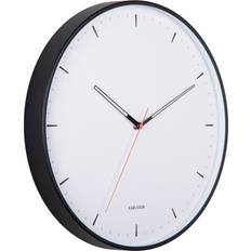 Iron Wall Clocks Karlsson Calm Wall KA5940BK Wanduhr