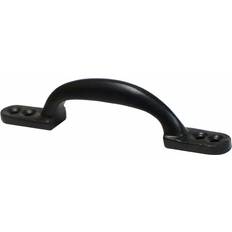 Edm Black Steel Door Handle 155 mm