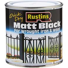 Paint Rustins Matt Black 0.25L