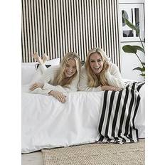 Pillow Cases Style Sisters Piped Cover Pillow Case White