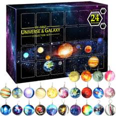 Advent Calendars Flemye Christmas Planet Hanging Ornament 24 Days Advent Calendar Countdown Calendar