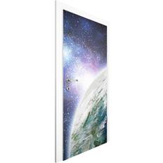 Papier peint pour porte Galaxy Light