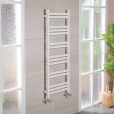 Heated Towel Rails PlumbGalaxy Boden 1200 Straight White
