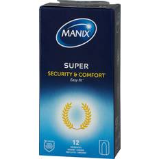 Manix Super Security & Comfort Kondomer 12 stk. Clear