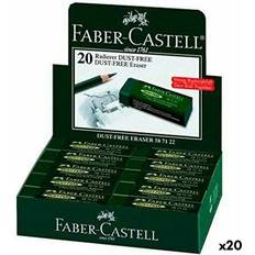 Faber-Castell Viskelæder Dust Free Grøn 20 enheder