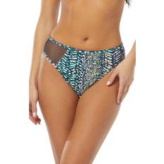 Vince Camuto Damen Bikinihose mit hohem Beinausschnitt Bikini-Unterteile, Mitternacht/Ausflug, einfarbig Midnight//Getaway Solids