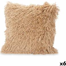 Textiles Gift Decor Cojín Beige Algodón Poliéster 45 x 2 x 45 cm (6 Unidades) Beige (45x45cm)