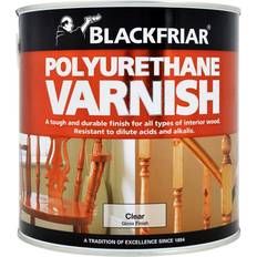 Paint Blackfriar Polyurethane Varnish High Gloss Clear Black 2.5L