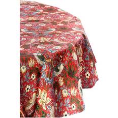 Acrylic Cloths & Tissues William Morris Strawberry Thief Strawberry Tablecloth Red