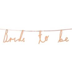Guirlande Bride To Be Guld Metallic