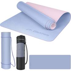 EliteAthlete Yogamatte Sportmatte Fitnessmatte Gymnastikmatte gepolstert & rutschfest für Fitness, Pilates Yoga Matte 183 cm x 61 cm x 0.6 cm Trainingsmatte inkl. Transportgurt Tasche Frosty