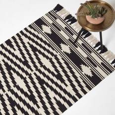 Carpets & Rugs Homescapes Dinan Kilim Black