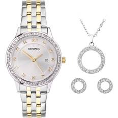 Sekonda Giftset 49024.76 Woman 22 mm Analog Kvarts Mineralglas Silver 22 mm