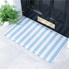 Stripes Entrance Mats Artsy Doormats Blue cm