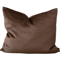 Mimou Recycling Linen Velvet Cushion 50x60 cm Brown Brown