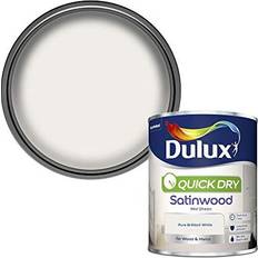 Paint Dulux Quick Dry Pure Metal Paint, Wood Paint White 0.75L