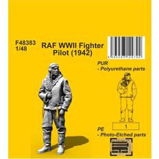 Modeller & Byggesæt RAF WWII Fighter Pilot 1942