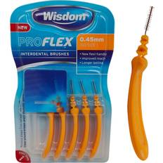 Wisdom Pro Flex Orange Interdental Brushes 0.45mm 5pcs