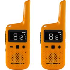 Black Walkie Talkies Motorola TALKABOUT T72 Twin Two Way Radios