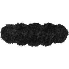 Peau de mouton Tapis Beliani Faux Sheepskin Rug MAMUNGARI Black