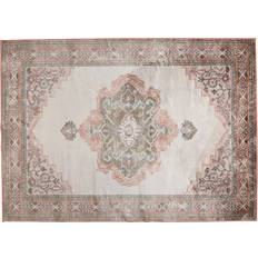 Dutchbone Machine Woven Pink Green Rug 170 x 240 cm Pink