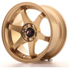 Japan Racing Bilfälgar Japan Racing JR3 4x100 15x8" - Gold ET 25 Nav 73,1mm