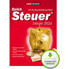 Office Software Lexware QuickSteuer Deluxe 2023 Vollversion ESD (Steuerjahr 2022) (Download)