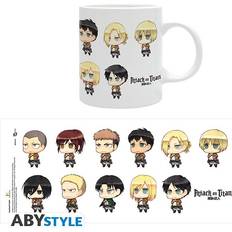 GB Eye Attack on Titan Chibis subli box Mugg