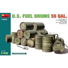 MiniArt 49001 US Fuel Drums 55 Gals 1:48 Scale Set