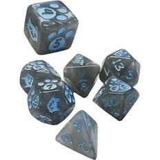 Brætspil Steve Jackson Games Kitten Polyhedral Dice Grey 7-Die Set