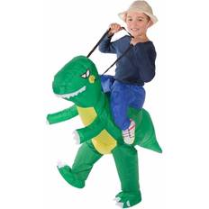 bodysocks Kids Inflatable Green Dinosaur Costume