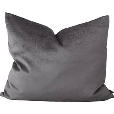 Mimou Recycling Linen Velvet Cushion 50x60 cm Grey Grey