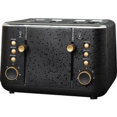 Toasters Kaiseki Kaiseki Black Four Slot