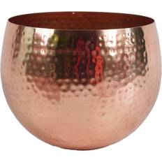 Pots & Planters Leaf Large Metal Planter 22 X Hammered Straight Edge