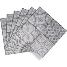 D-C-Fix Moroccan Grey Sticky Back Vinyl Floor Tile 30,5 cm x 30,5 cm 11 Pack