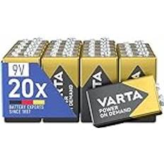 Varta power on demand 9v block batterie smart home rauchmelder 20er pack 20 Stück