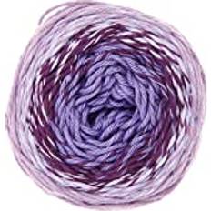 Yarn & Needlework Supplies Rico Design rumi Spin Spin 50 g Colour 8 Purple Gradient Fine Cotton for Crocheting Amigurumi Figures from the New Books