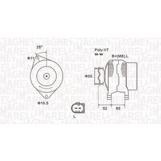 Magnet Elverk Magneti Marelli Generator 8001063979762