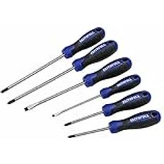 Set Pan Head Screwdrivers Faithfull Soft Grip FAISDSET6PRO Pan Head Screwdriver