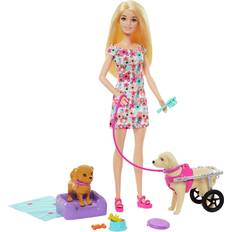 Barbie Muñecas y Casas de Muñecas rebaja Barbie Muñeca con cachorros y accesorios de mascotas ㅤ