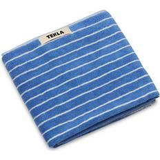 Tekla Textiles Tekla Organic Terry Stripes Azul