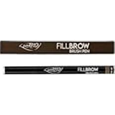 Økologiske Øjenbrynsblyanter PuroBIO Fillbrow Brush Pen 02 - Soft Brown