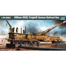 1:35 Maquetas Trumpeter Leopold 280 mm K5 (E) Eisenbahngeschütz