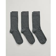 Gant Herre Strømper Gant Herre 3-Pack bløde bomuldssokker 43-45 Grå