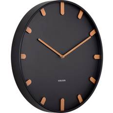 Karlsson Seinäkellot Karlsson Present Time - Black Wall Clock