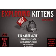 Asmodee Exploding Kittens NSFW, tyska, färgglada, 16.2 x 4 x 11.3 cm